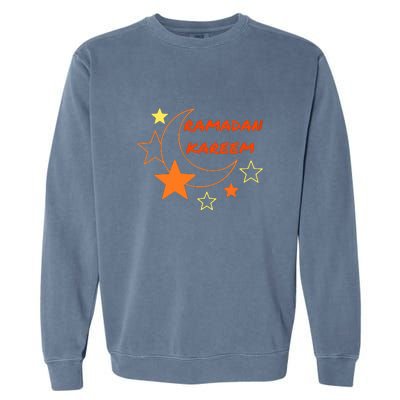 Ramadan Kareem Funny Gift Ramadan Mubarak Garment-Dyed Sweatshirt