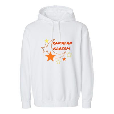 Ramadan Kareem Funny Gift Ramadan Mubarak Garment-Dyed Fleece Hoodie