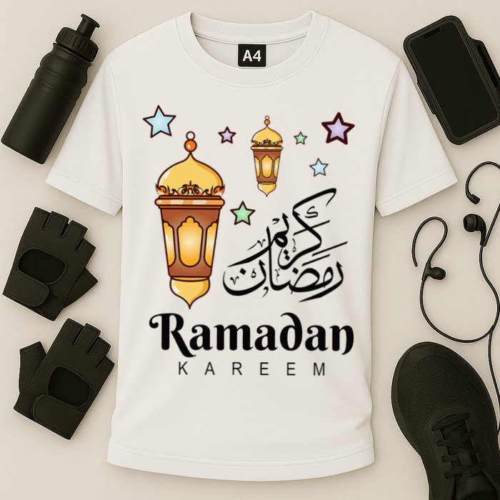 Ramadan Kareem Fasting For Muslim Islamic Gifts Idea Cooling Performance Crew T-Shirt