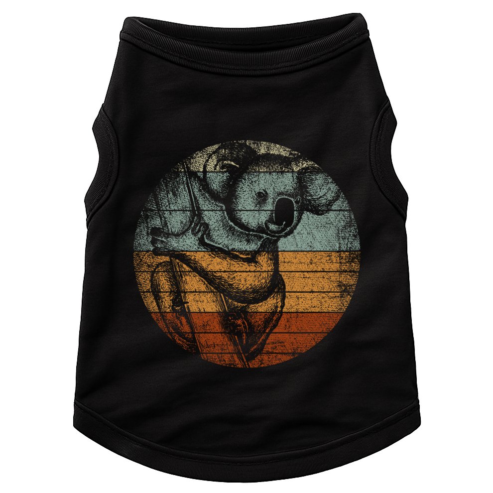 Retro Koala Great Gift Doggie Tank