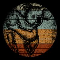 Retro Koala Great Gift Cooling Performance Crew T-Shirt