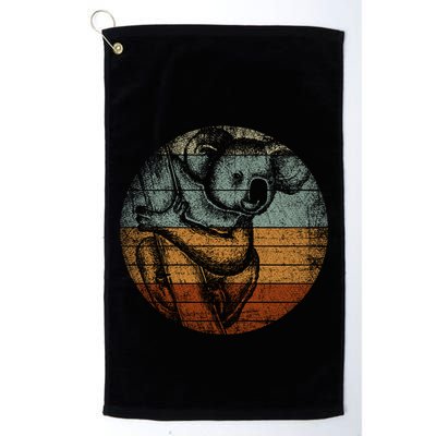 Retro Koala Great Gift Golf Towel