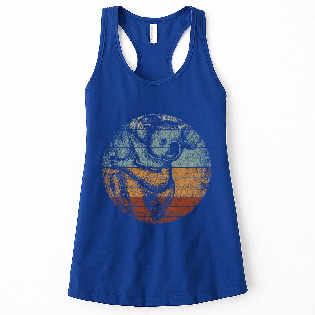 Retro Koala Great Gift Womens Tank Top