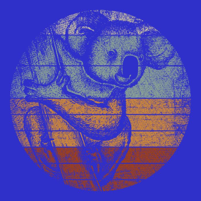 Retro Koala Great Gift Zip Tote Bag