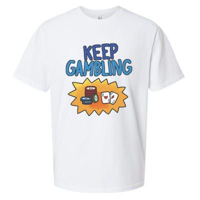 Raxd Keep Gambling Sueded Cloud Jersey T-Shirt