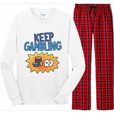 Raxd Keep Gambling Long Sleeve Pajama Set