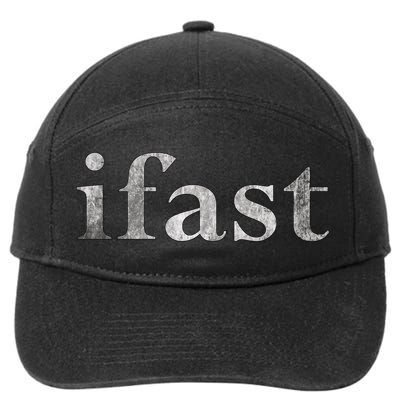 Ramadan Kareem Gift Arabic Muslim Fast Intermittent Fasting Gift 7-Panel Snapback Hat
