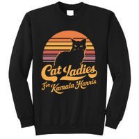 Retro Kamala Harris Cat Lady President 2024 Election Kamalaharris Sweatshirt