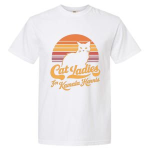 Retro Kamala Harris Cat Lady President 2024 Election Kamalaharris Garment-Dyed Heavyweight T-Shirt