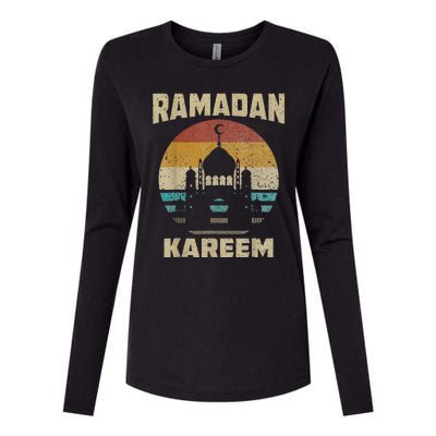 Ramadan KareemIslamic Holidays Muslim Womens Cotton Relaxed Long Sleeve T-Shirt