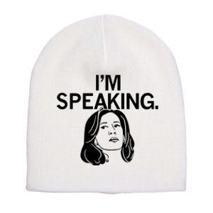 Raygunsite Kamala Harris IM Speaking Short Acrylic Beanie