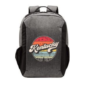 Retro Kentucky Home State Ky Cool 70s Style Sunset Vector Backpack