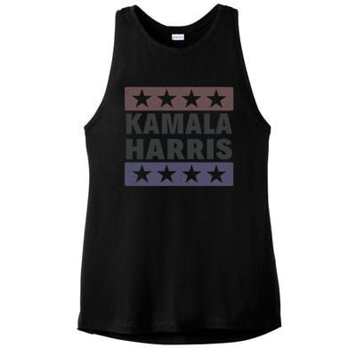 Retro Kamala Harris Vintage Madam Vice President Gift Ladies PosiCharge Tri-Blend Wicking Tank