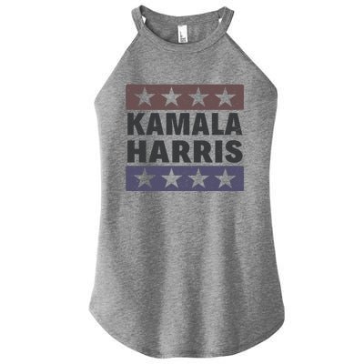 Retro Kamala Harris Vintage Madam Vice President Gift Women's Perfect Tri Rocker Tank