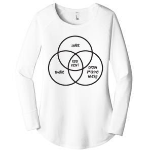 Roy Kent He Is Here He Is There He Is Every Fucking Women's Perfect Tri Tunic Long Sleeve Shirt