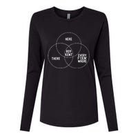 Roy Kent He Here He There He Is Every F*Ckin Where Womens Cotton Relaxed Long Sleeve T-Shirt