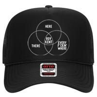 Roy Kent He Here He There He Is Every F*Ckin Where High Crown Mesh Back Trucker Hat