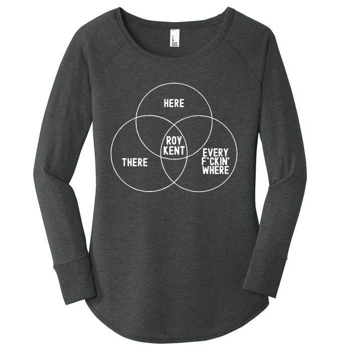 Roy Kent He Here He There He Is Every F*Ckin Where Women's Perfect Tri Tunic Long Sleeve Shirt