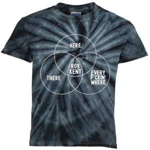 Roy Kent He Here He There He Is Every F*Ckin Where Kids Tie-Dye T-Shirt