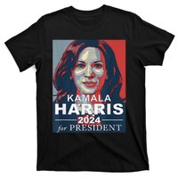 Retro Kamala Harris 2024 For President Election Campaign T-Shirt