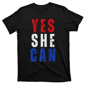 Retro Kamala Harris Yes She Can Kamala Harris 2024 T-Shirt