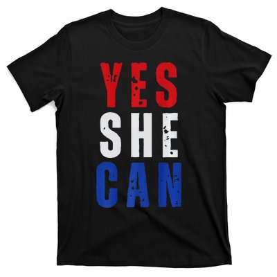 Retro Kamala Harris Yes She Can Kamala Harris 2024 T-Shirt