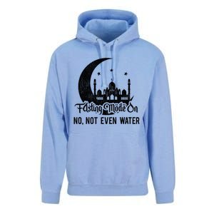 Ramadan Kareem Happy Ramadan Fasting Mode On Not Even Water Gift Unisex Surf Hoodie