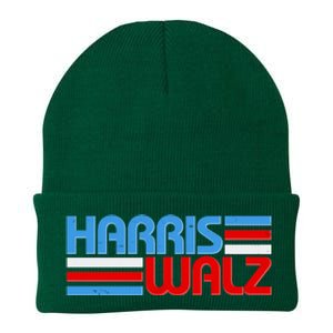 Retro Kamala Harris Tim Walz 2024 Election Knit Cap Winter Beanie