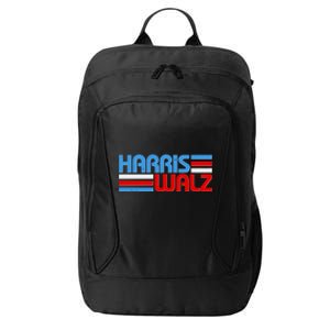 Retro Kamala Harris Tim Walz 2024 Election City Backpack