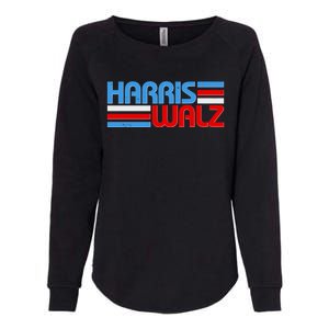 Retro Kamala Harris Tim Walz 2024 Election Womens California Wash Sweatshirt