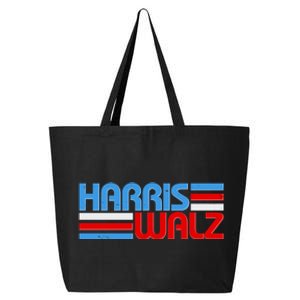 Retro Kamala Harris Tim Walz 2024 Election 25L Jumbo Tote