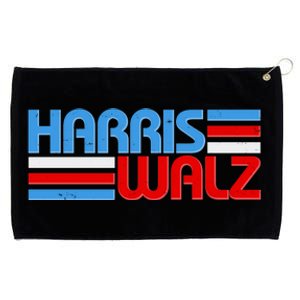 Retro Kamala Harris Tim Walz 2024 Election Grommeted Golf Towel