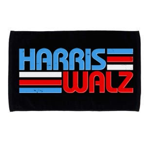 Retro Kamala Harris Tim Walz 2024 Election Microfiber Hand Towel