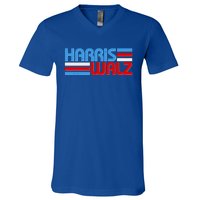 Retro Kamala Harris Tim Walz 2024 Election V-Neck T-Shirt