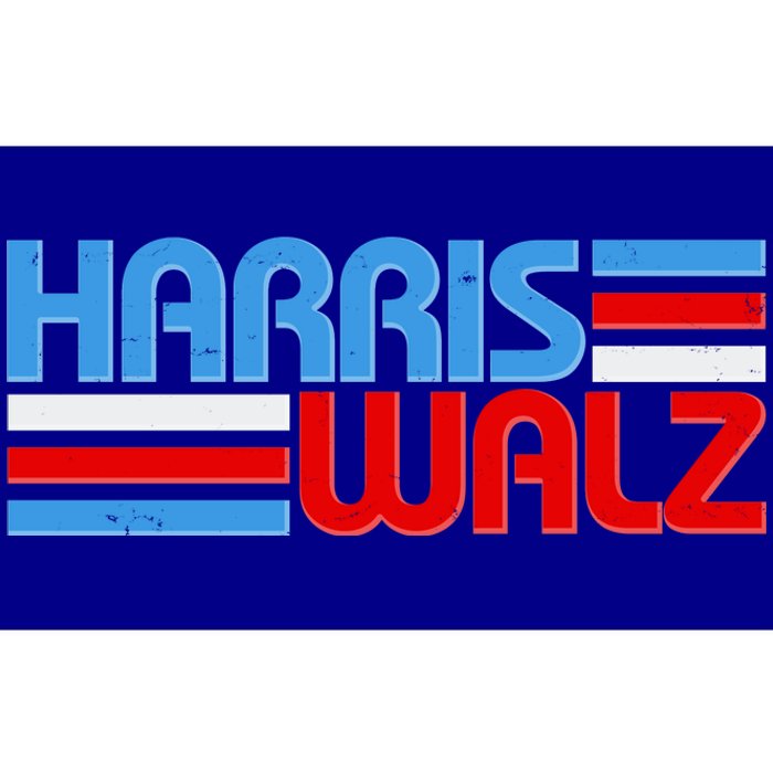 Retro Kamala Harris Tim Walz 2024 Election Bumper Sticker