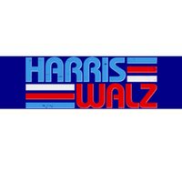 Retro Kamala Harris Tim Walz 2024 Election Bumper Sticker