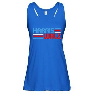 Retro Kamala Harris Tim Walz 2024 Election Ladies Essential Flowy Tank