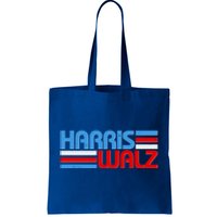 Retro Kamala Harris Tim Walz 2024 Election Tote Bag