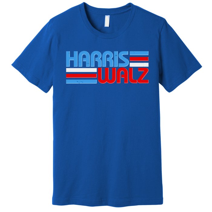 Retro Kamala Harris Tim Walz 2024 Election Premium T-Shirt