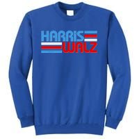 Retro Kamala Harris Tim Walz 2024 Election Tall Sweatshirt