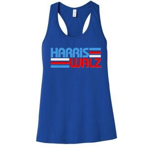 Retro Kamala Harris Tim Walz 2024 Election Women's Racerback Tank