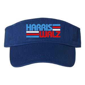 Retro Kamala Harris Tim Walz 2024 Election Valucap Bio-Washed Visor