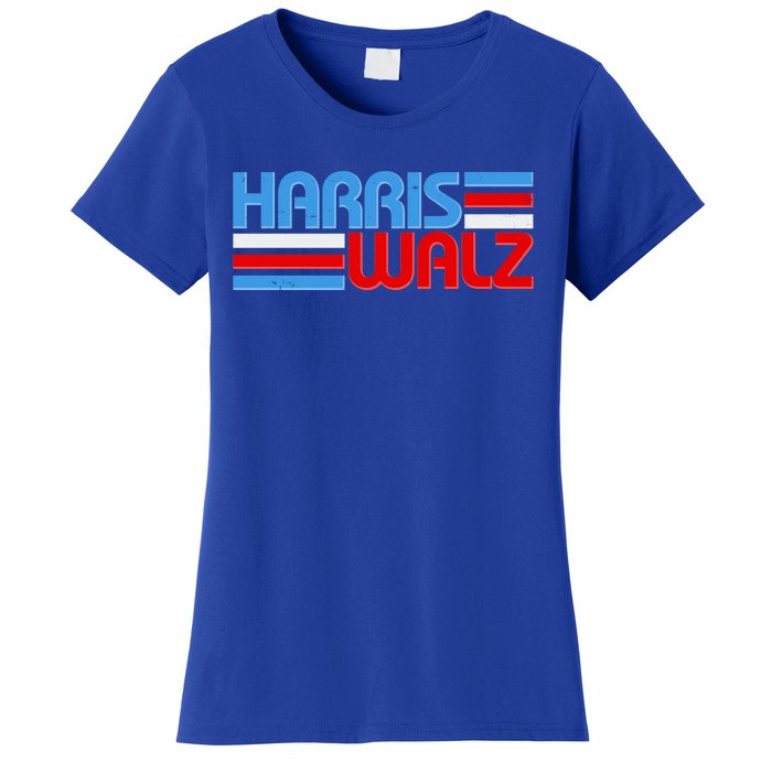 Retro Kamala Harris Tim Walz 2024 Election Women's T-Shirt