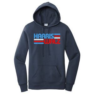 Retro Kamala Harris Tim Walz 2024 Election Women's Pullover Hoodie