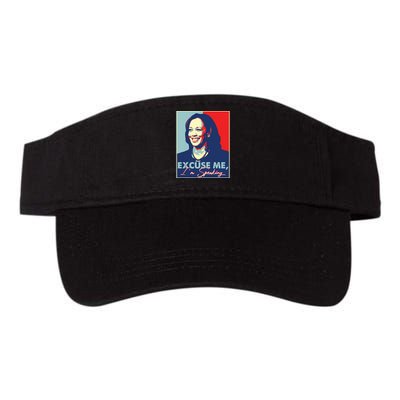 Retro Kamala Harris 2024 Excuse Me Im Speaking Harris 47 Valucap Bio-Washed Visor