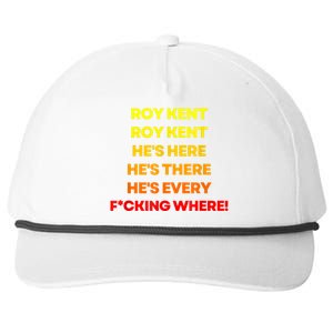 Roy Kent Hes Here Hes There Hes Everywhere Snapback Five-Panel Rope Hat