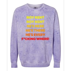 Roy Ken Hes Everywhere Colorblast Crewneck Sweatshirt