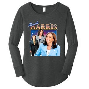 Retro Kamala Harris Women's Perfect Tri Tunic Long Sleeve Shirt