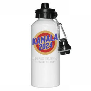 Retro Kamala Harris 2024 Vote Removes Stubborn Orange Stains Aluminum Water Bottle