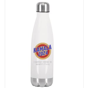 Retro Kamala Harris 2024 Vote Removes Stubborn Orange Stains Stainless Steel Insulated Water Bottle